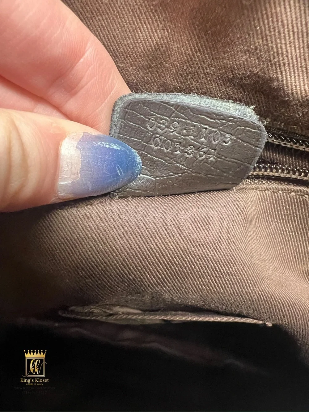 Long gucci pvc tote bag